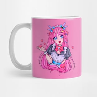 Cute Maid Anime Girl Mug